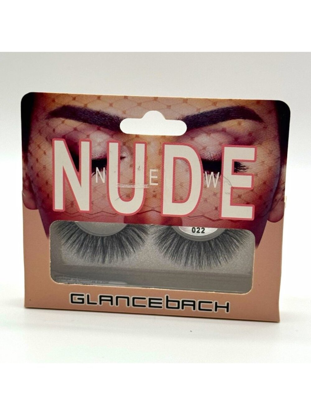 Glancebach Nude Professional Strip Eyelashes Natural Black 9129 5D 022 Event New